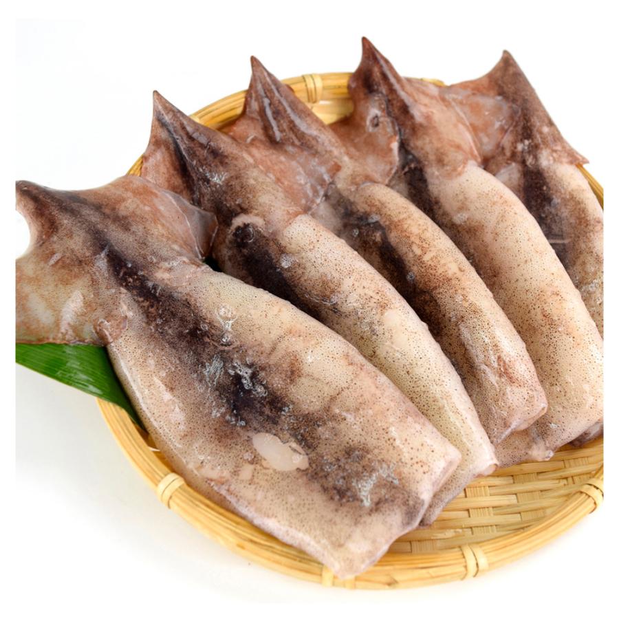 イカ 3杯 つぼ抜きいか 生冷 バーベキュー いか焼き 下処理済 ツボ抜き 食品 冷凍便 : 食みらい・国華園 - 通販 - Yahoo!ショッピング