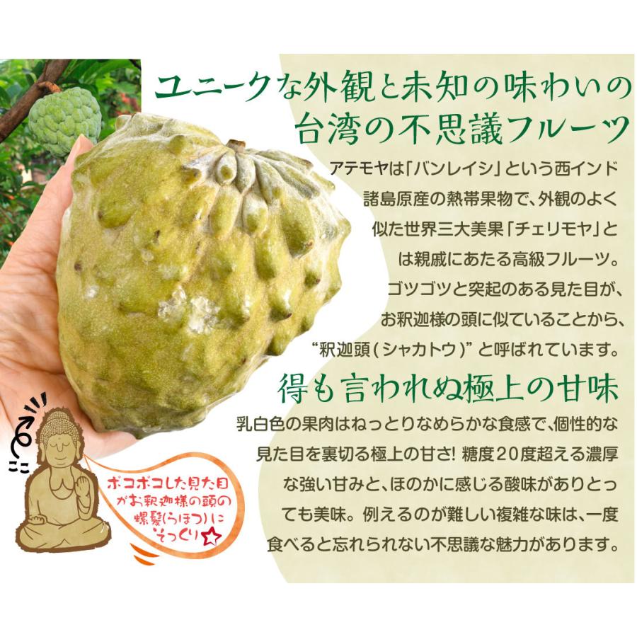 冷凍 アテモヤ カット 台湾産 360g (120g×3袋) 熱帯果実 食品 送料無料