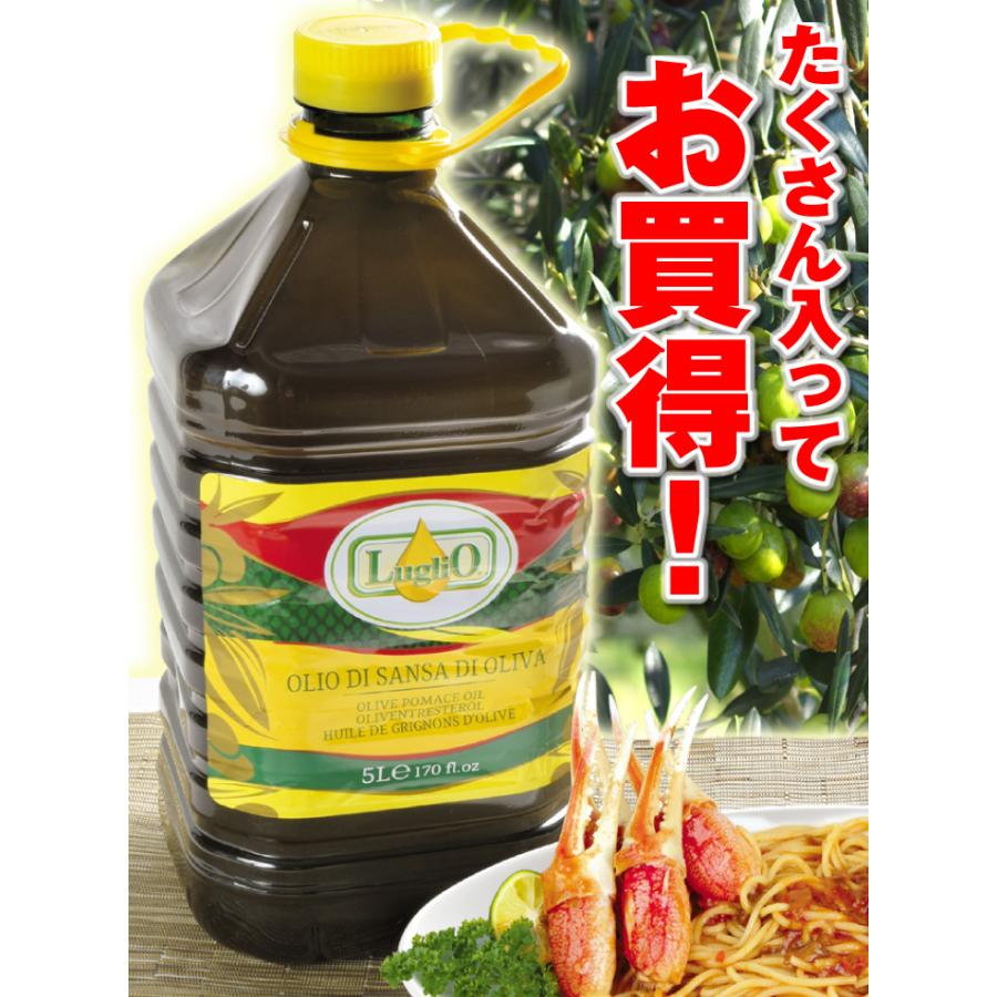 イタリア産 “ルグリオ” サンサオリーブオイル  ５L×1本 【送料無料】 グルメ 国華園｜seikaokoku｜03