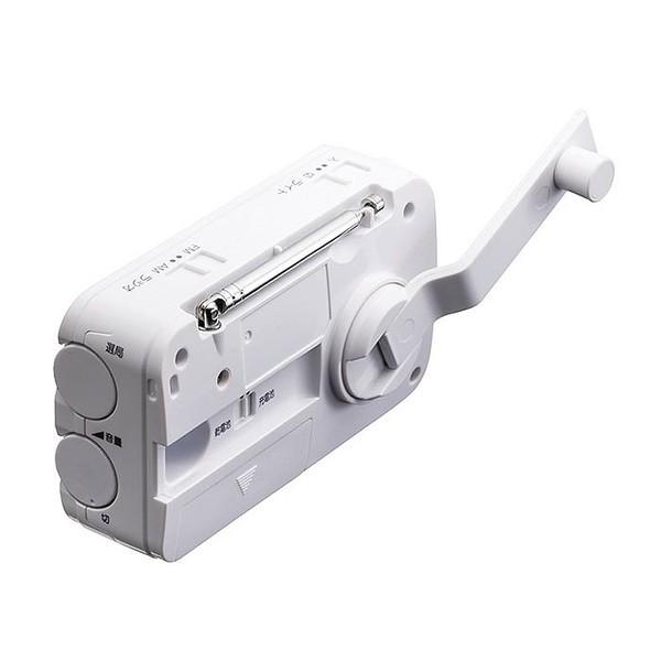《長期保管後でもハンドルを手回しするとすぐ使える》東芝 手回し充電ラジオTY-JKR5(W)|seikatsu-oasis|02