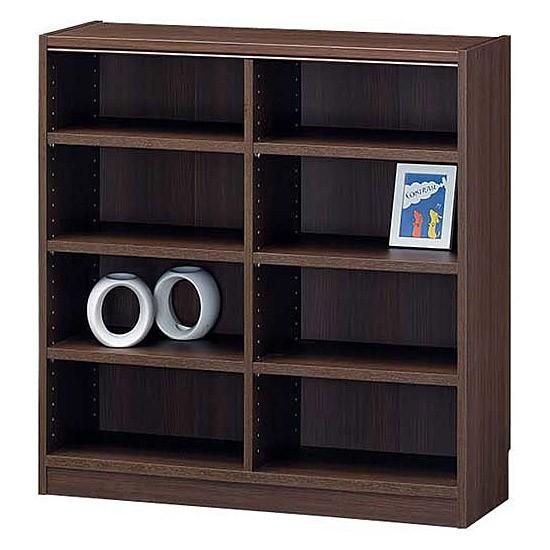 《高さいろいろ、カラーは3色》白井産業 本棚オープンラックTanalio TNL-9087DK(W870×D290×H900mm)ダークブラウン