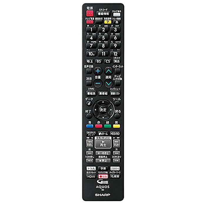 シャープ ブルーレイディスクレコーダー用リモコン(004 638 0280