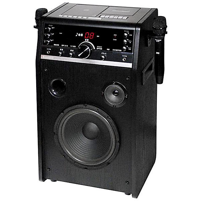 ANABAS DVDカラオケシステムDVD-K110(ワイヤレスマイク2本付属) : 生活