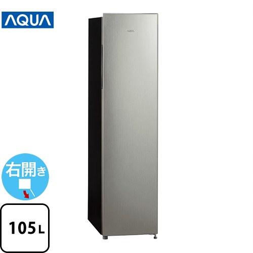 スリムフリーザー 冷凍庫 105L AQUA AQF-SFA11P-S 右開きタイプ スリムフリーザー 冷凍庫 105L AQUA AQF-SFA11P-S 右開きタイプ