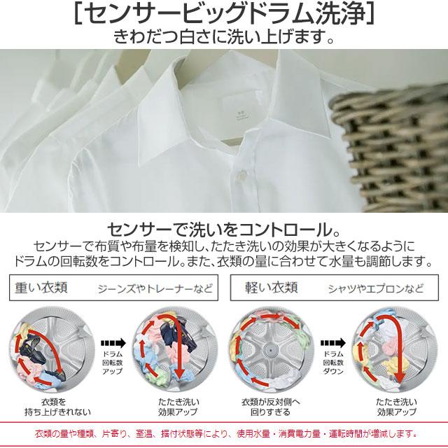 日立 ビッグドラム 洗濯機 洗濯・脱水容量11kg BD-SG110KL-W 日立 ビッグドラム 洗濯機 洗濯・脱水容量11kg BD-SG110KL-W