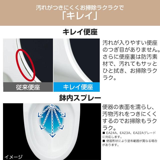 New PASSO パッソ 温水洗浄便座 フルオート便器洗浄（リモコン便器洗浄）、男子小洗浄対応 LIXIL CW-EA24AQA-BB7 瞬間式 ブルーグレー 爆買_5