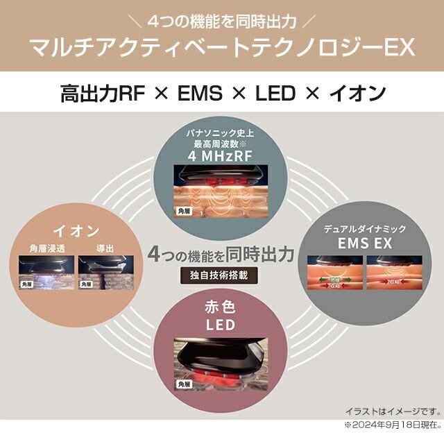 Panasonic（パナソニック） バイタリフト RF EX 美顔器 EH-SR86-T