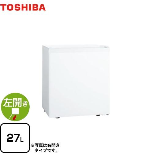 TOSHIBA（東芝） 冷蔵庫 容量27L GR-HB30PTL-WU 1ドア冷蔵庫 左開き 