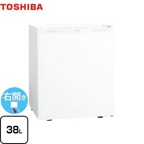 冷蔵庫 容量38L 東芝 GR-HB40PA-WU 1ドア冷蔵庫 右開きタイプ 【特別 
