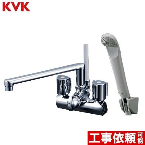 デッキ型一時止水付2ハンドルシャワー 浴室水栓 240mmパイプ付 デッキ型一時止水付2ハンドルシャワー 浴室水栓 240mmパイプ付