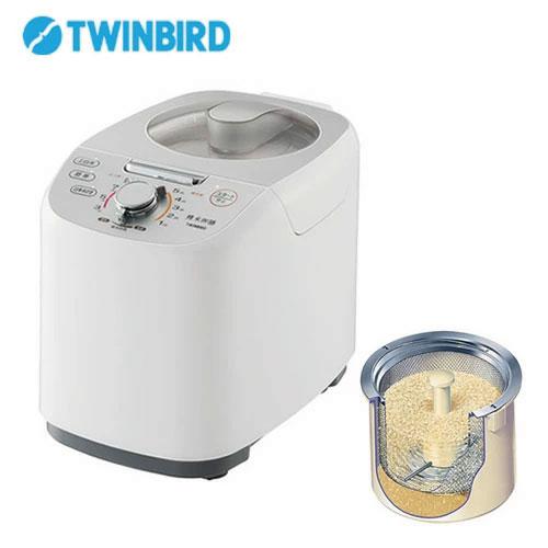ツインバード（TWINBIRD） コンパクト精米器 精米御膳 精米機 容量：1 