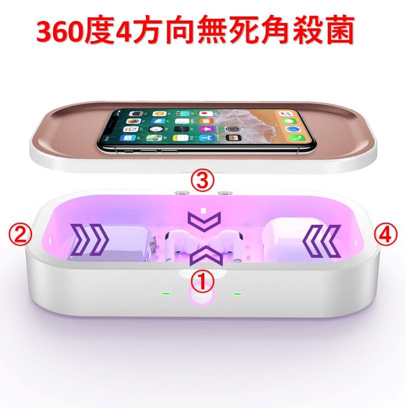 スマホ除菌ケース 除菌ケース ワイヤレス充電 急速充電 ボックス
