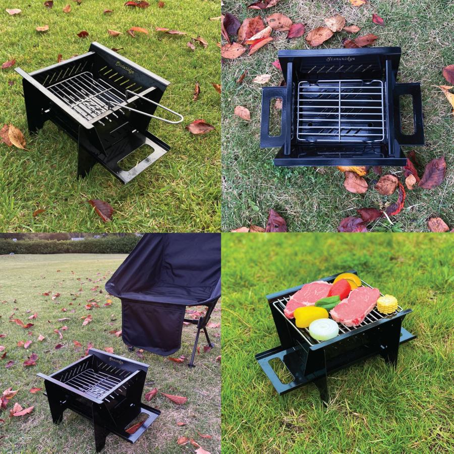 バーベキューコンロ・焚火台・組立式コンロ・BBQコンロ ストーンリッジ