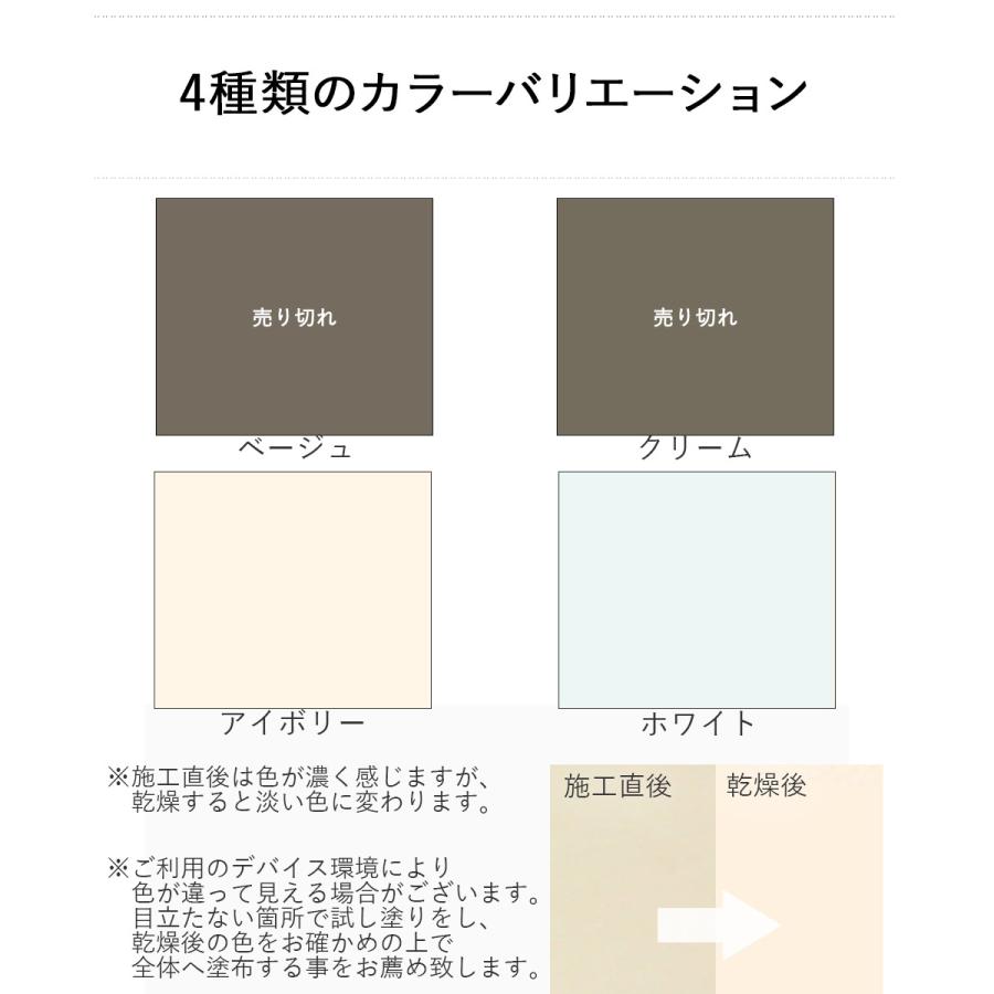 簡単 練り済み 漆喰 外壁 ブロック用 20kg 約4畳分 約8平米 | 外壁材 外壁塗料 漆喰塗料 しっくい ＤＩＹ リフォーム 補修 模様替え おしゃれ｜seikatsukukan｜09