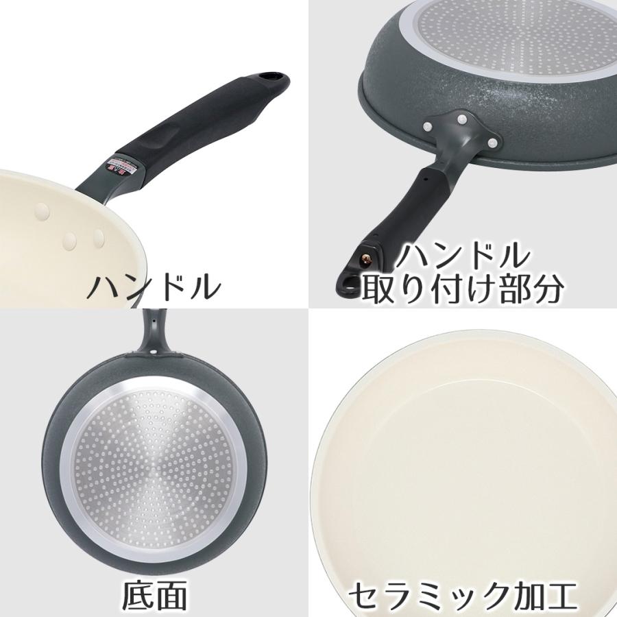 セラミック フライパン IH ガス 26cm アリエッタネクスト ND-3612