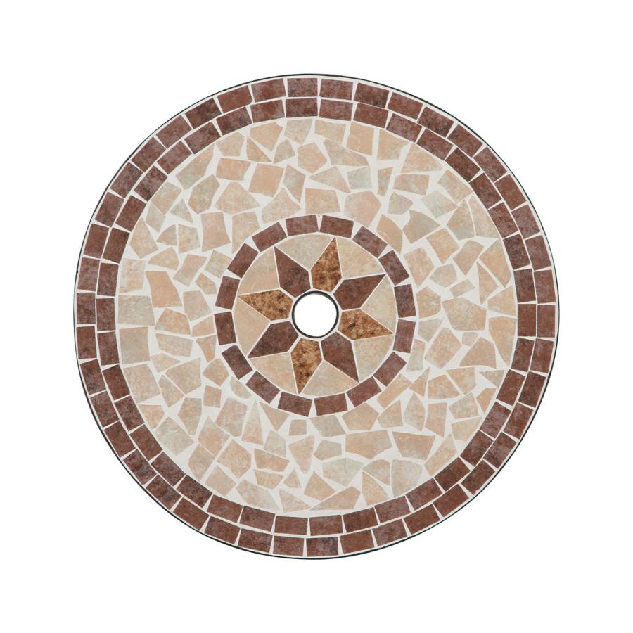 ガーデン テーブル モザイク柄 星柄 不二貿易 | モザイクテーブル