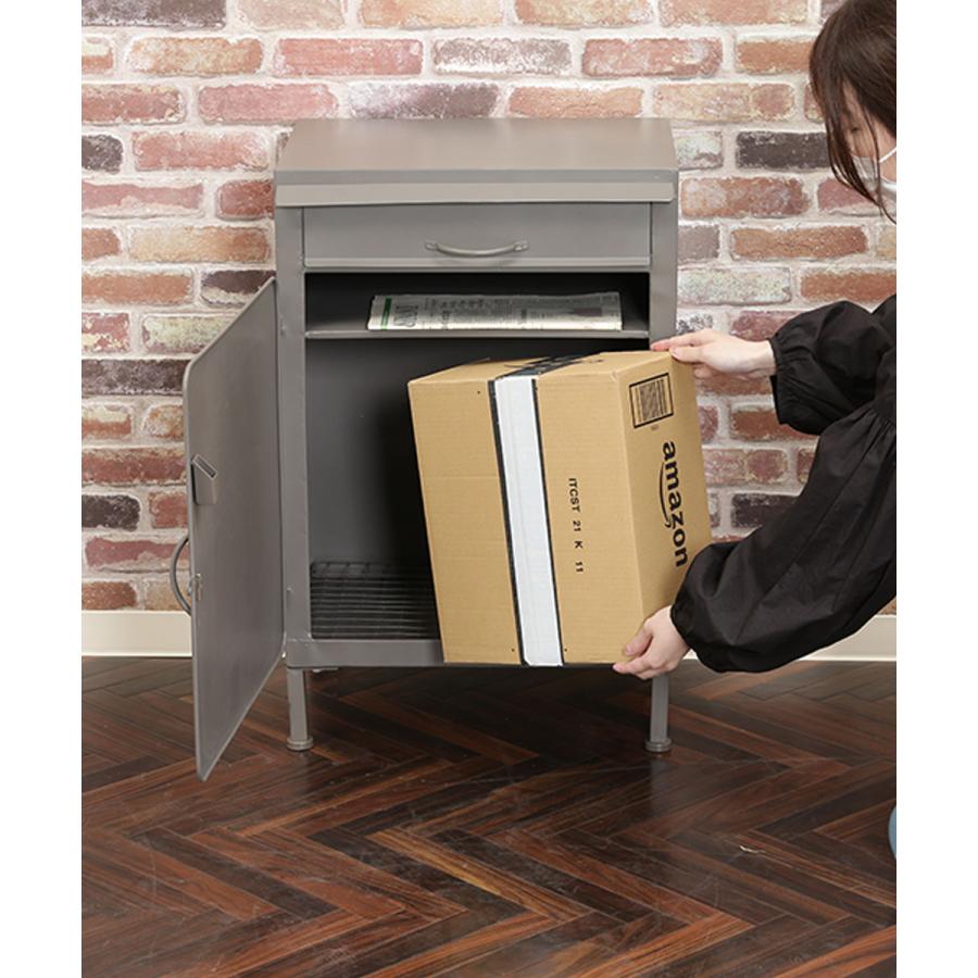 贅沢屋の贅沢屋の宅配ボックス マーガレット グレー 不二貿易 宅配BOX