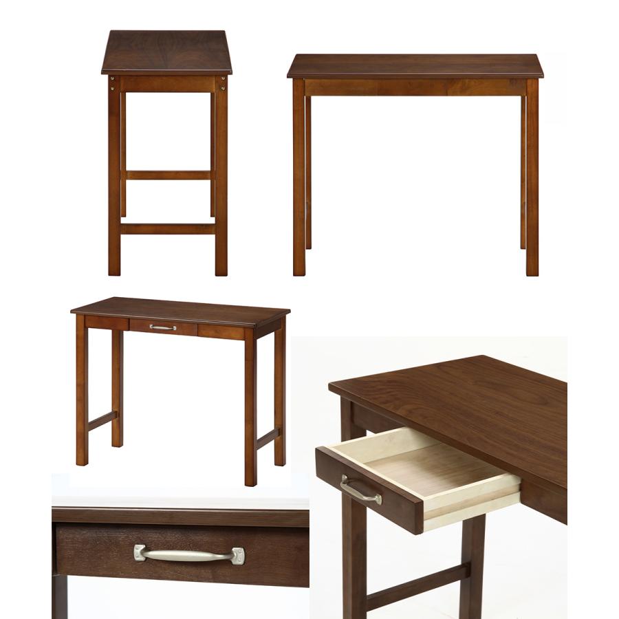 【新品・送料無料】デスク マンチェスター ミディアムブラウン デスク マンチェスター ミディアムブラウン 組立式 天然木 不二貿易