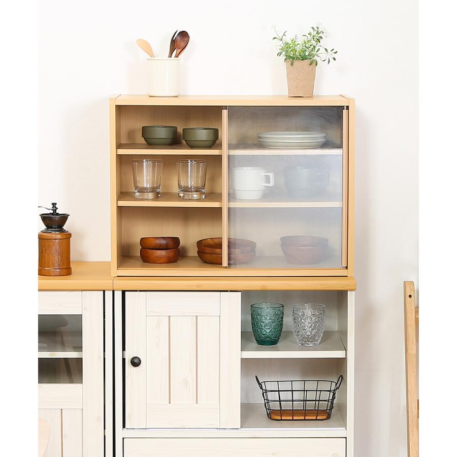 ミニ 食器棚 幅60cm CP6044 組立式 不二貿易 | 食器 棚 キッチン