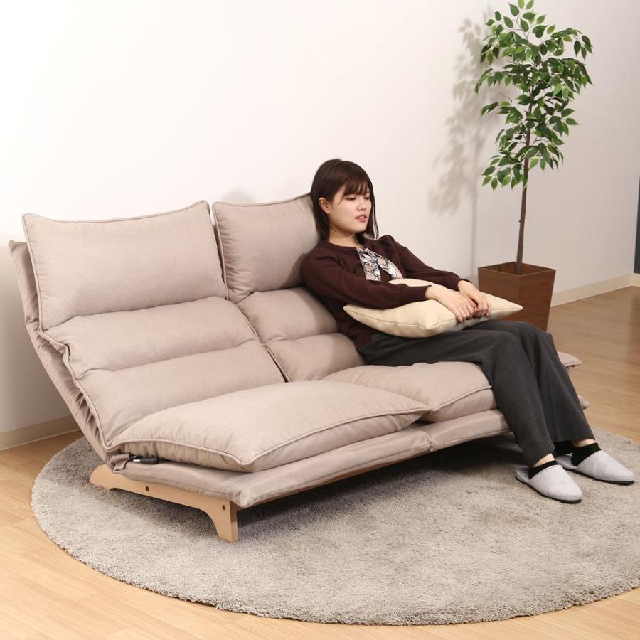 【新品・送料無料】ダブルクッション座椅子　フィット２　２Ｐ　ＤＧＹ ダブルクッション座椅子 フィット2 一人掛け 19205 不二貿易 座