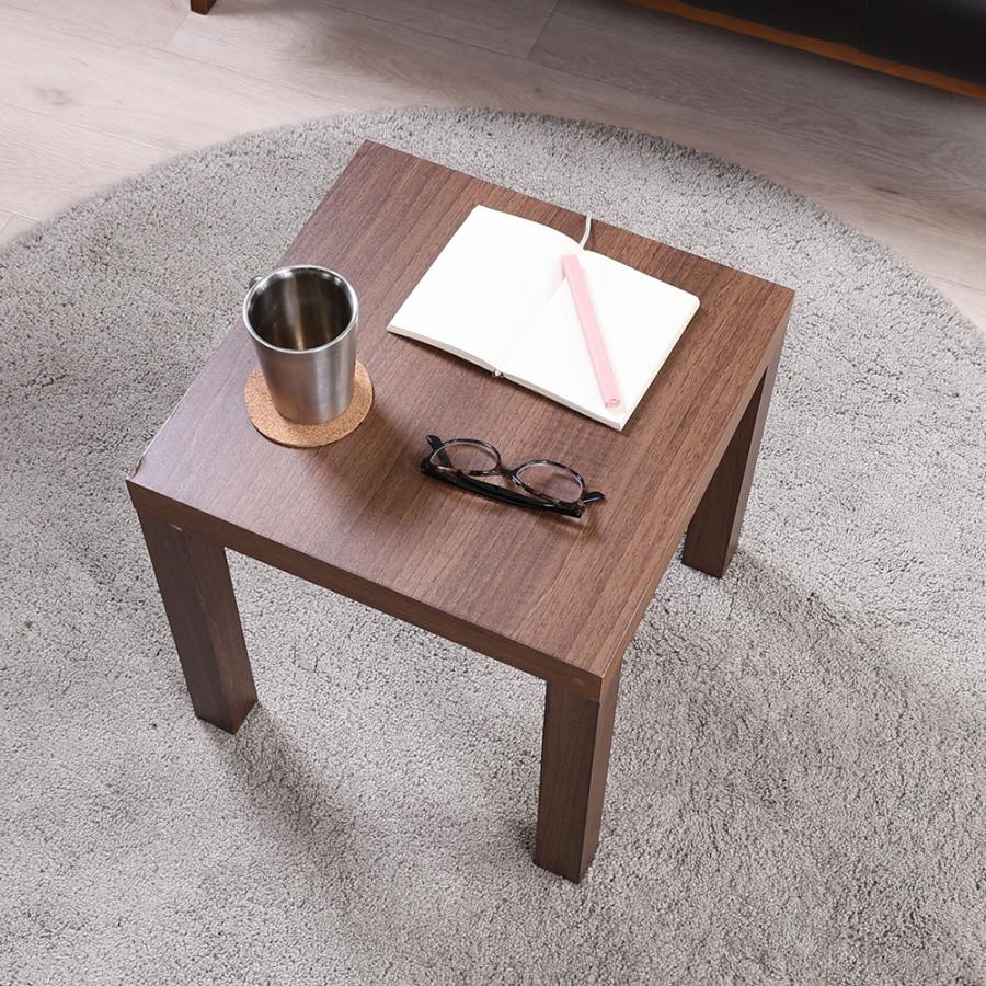 不二貿易 キューブ テーブル 40×40 組立品 工具不要 | 机 四角 正方形