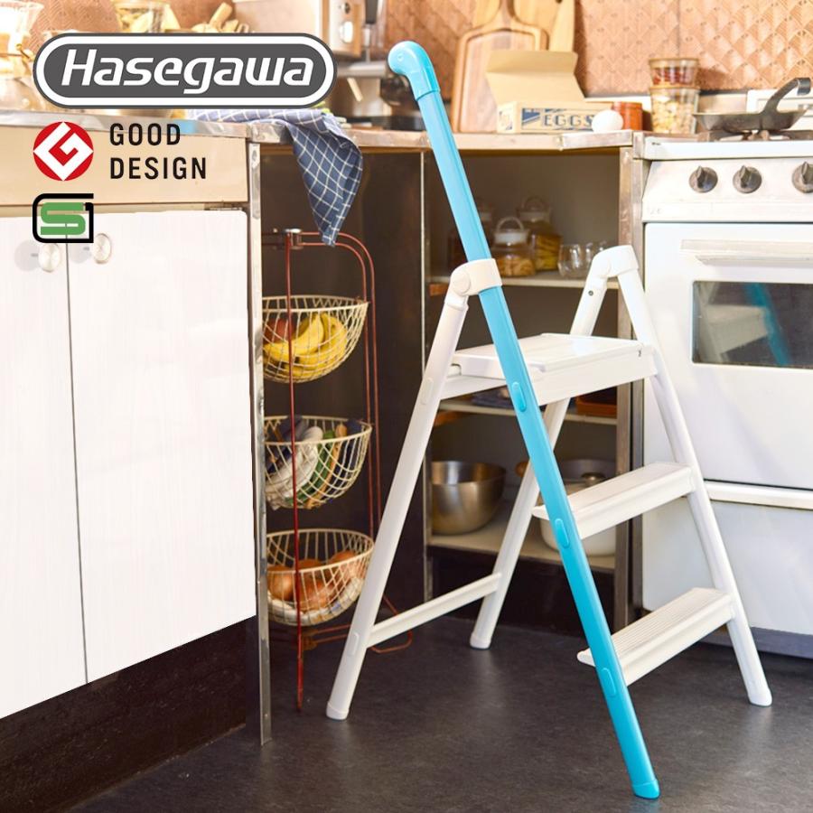 ハンドルステップ グッドデザイン 長谷川工業 踏み台 脚立 はしご ハシゴ 踏台 ステップ スツール 軽量 Diy ステップスツール 持ち運び スリム おしゃれ C065 生活空間 通販 Yahoo ショッピング