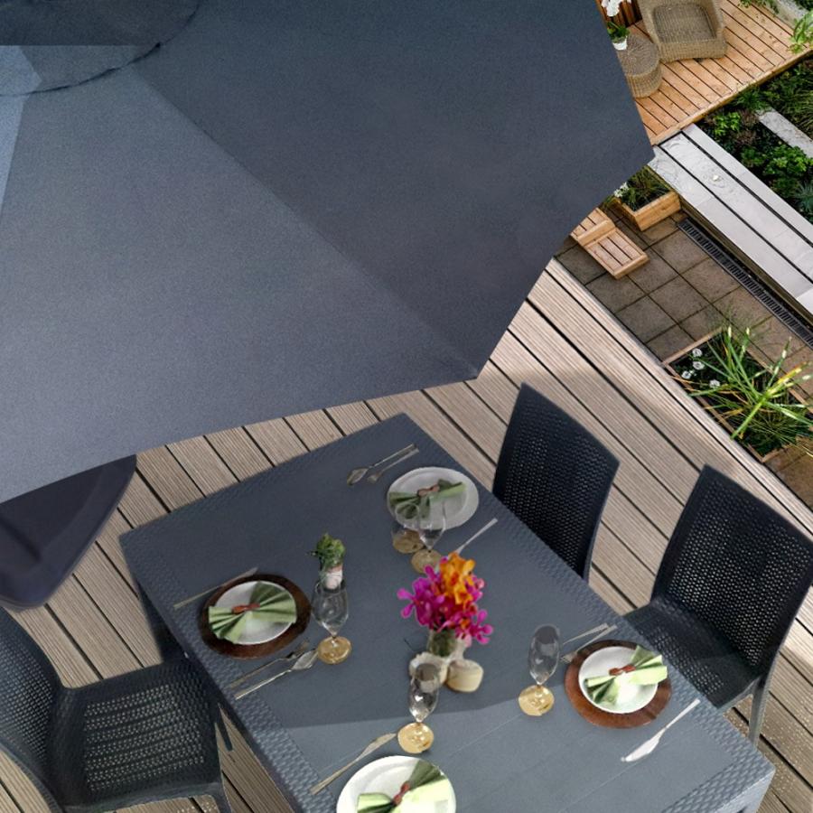 ガーデンパラソル パラソルベースセット La Tan おしゃれ 庭 日よけ ブラック 大型 パラソル オーニング 3m シェード ハンギングパラソル カフェ 黒 水 自立 C363 Set 生活空間 通販 Yahoo ショッピング