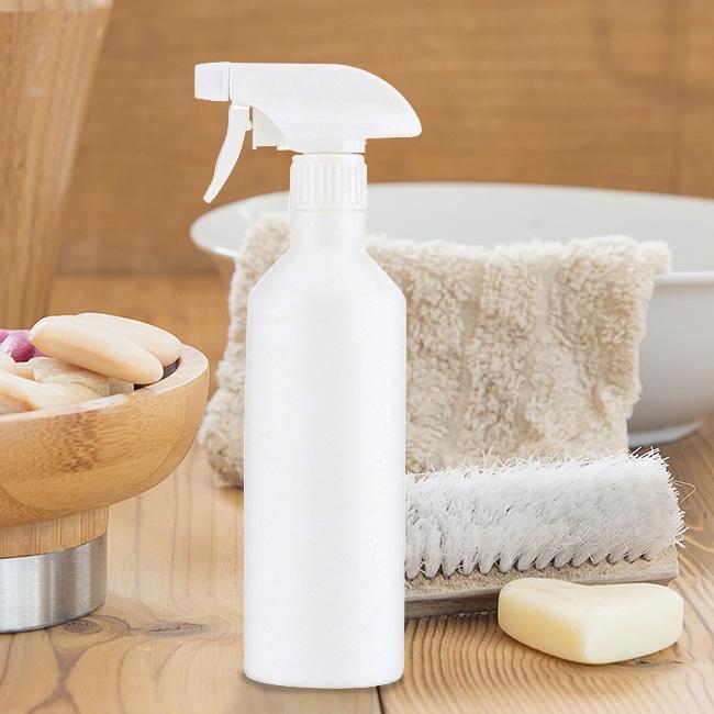 スプレーボトル 500ml ホワイト | プラスチック ディスペンサー ボトル