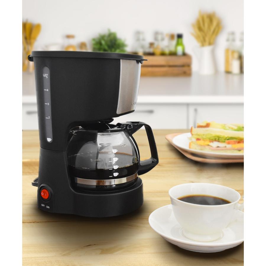 コーヒーメーカー ２ ５杯用 600ml Dretec ドリテック Relacafe リラカフェ グッズ おしゃれ 保温 キッチン 便利 メーカー コーヒー フィルター不要 C451 生活空間 通販 Yahoo ショッピング