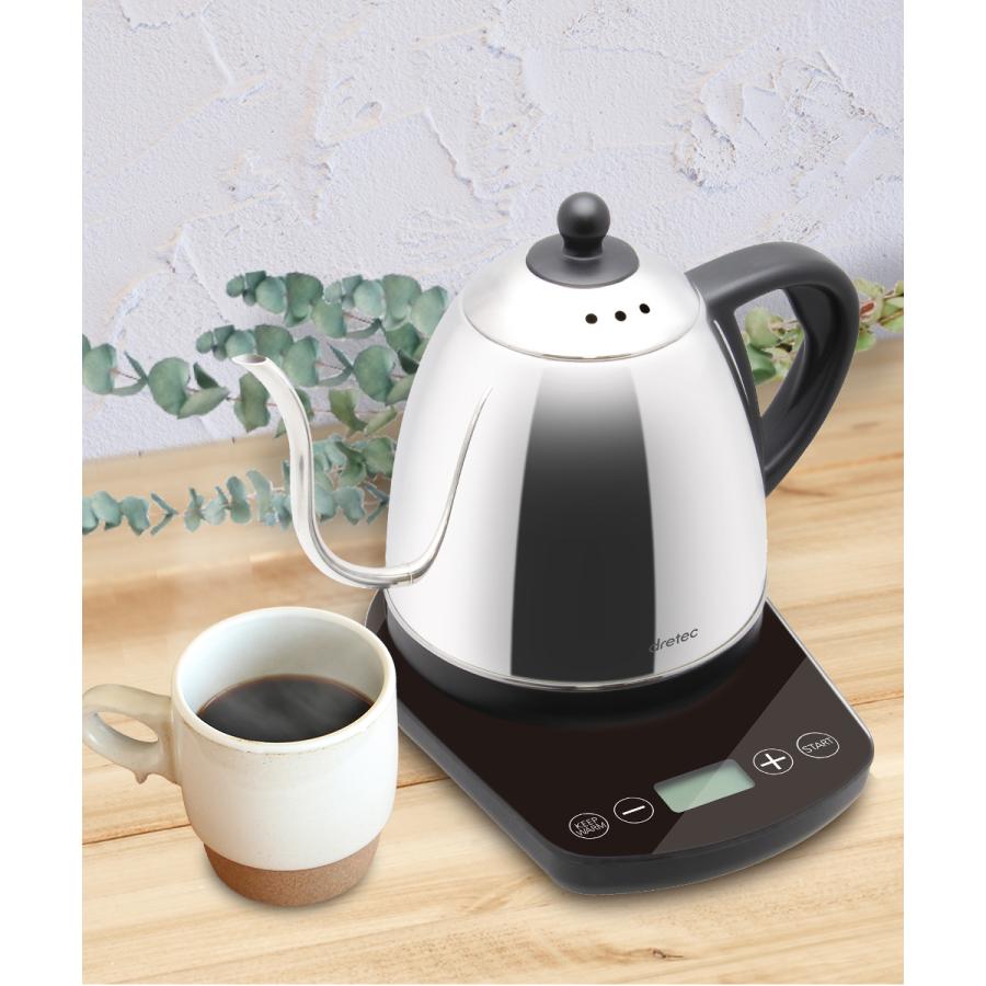 ケトル 温度調節機能付き アラビカ おしゃれ 保温 ポット 便利 ステンレス コーヒー コーヒーポット 湯沸かし 0 8l 電気ケトル ドリップ ポット ドリップ C452 生活空間 通販 Yahoo ショッピング