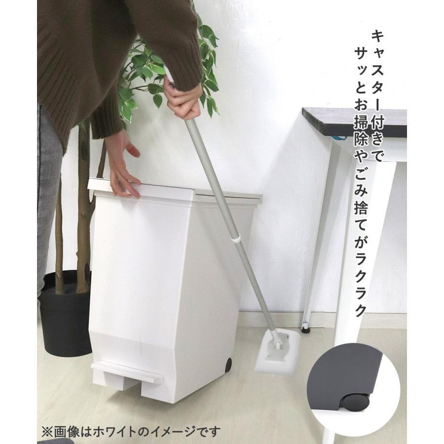 エバン 両開き ペダルペール 40L ブラック 3個セット アスベル 日本製 | ゴミ箱 ゴミ箱40L ペダル式 ペダル式ゴミ箱 キッチンゴミ箱 ごみ箱 ごみ箱40L_3
