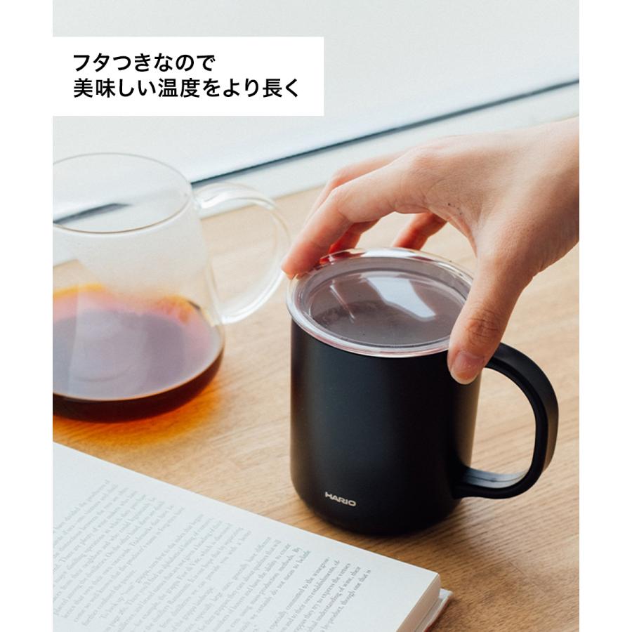 セラミックコーティング 真空二重保温マグ 350 | HARIO ハリオ CMG-350