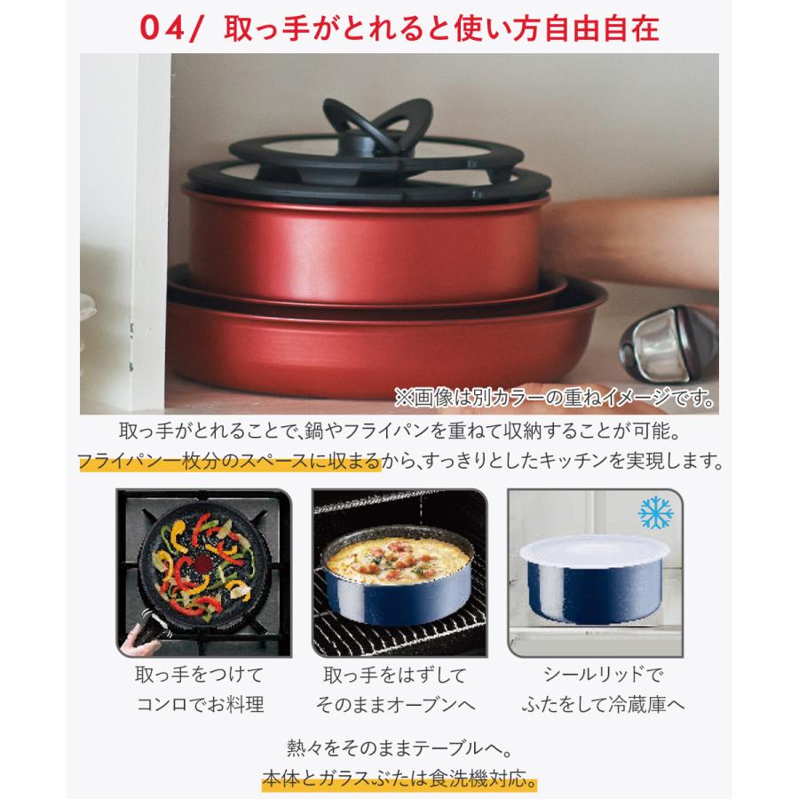 T-fal Ingenio ロイヤルブルー 6点セット T-fal インジニオ・ネオ ロイヤルブルー・インテンス セット6 L43790