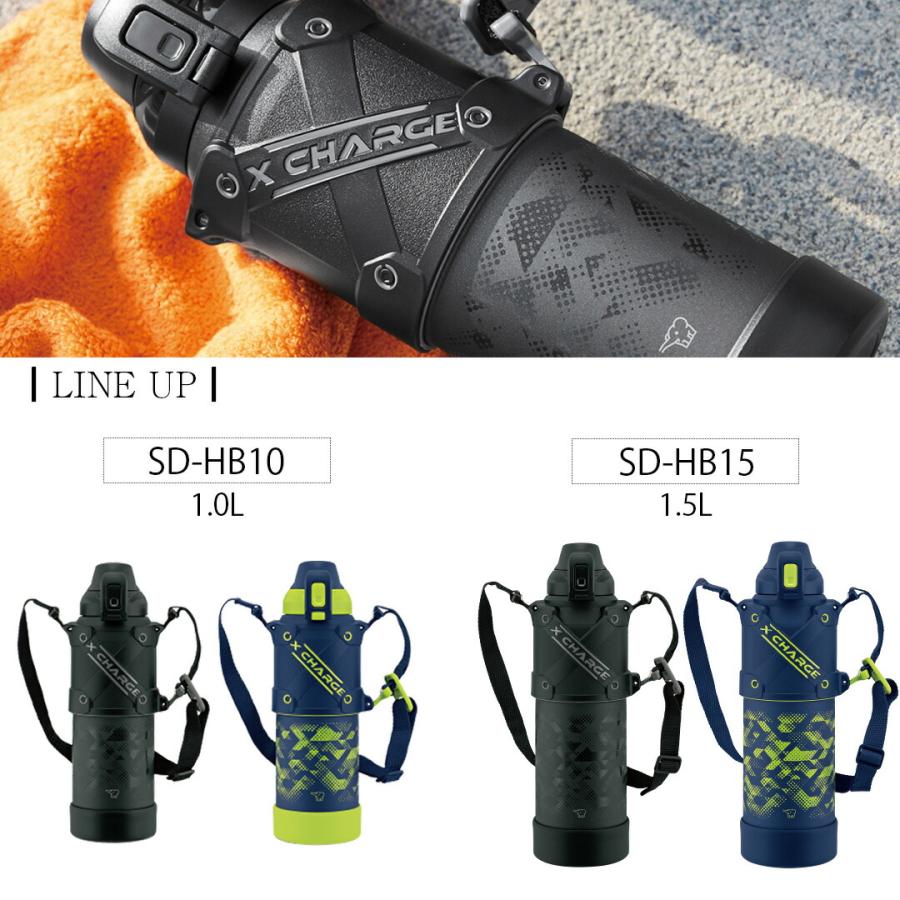 ショルダー付 クールボトル 1.5L 象印 魔法瓶 SD-HB15 保冷 | 丸洗い可