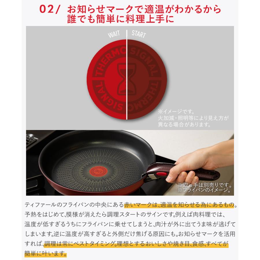 ティファール IH ルージュ・アンリミテッド マルチパン 22cm ガス火