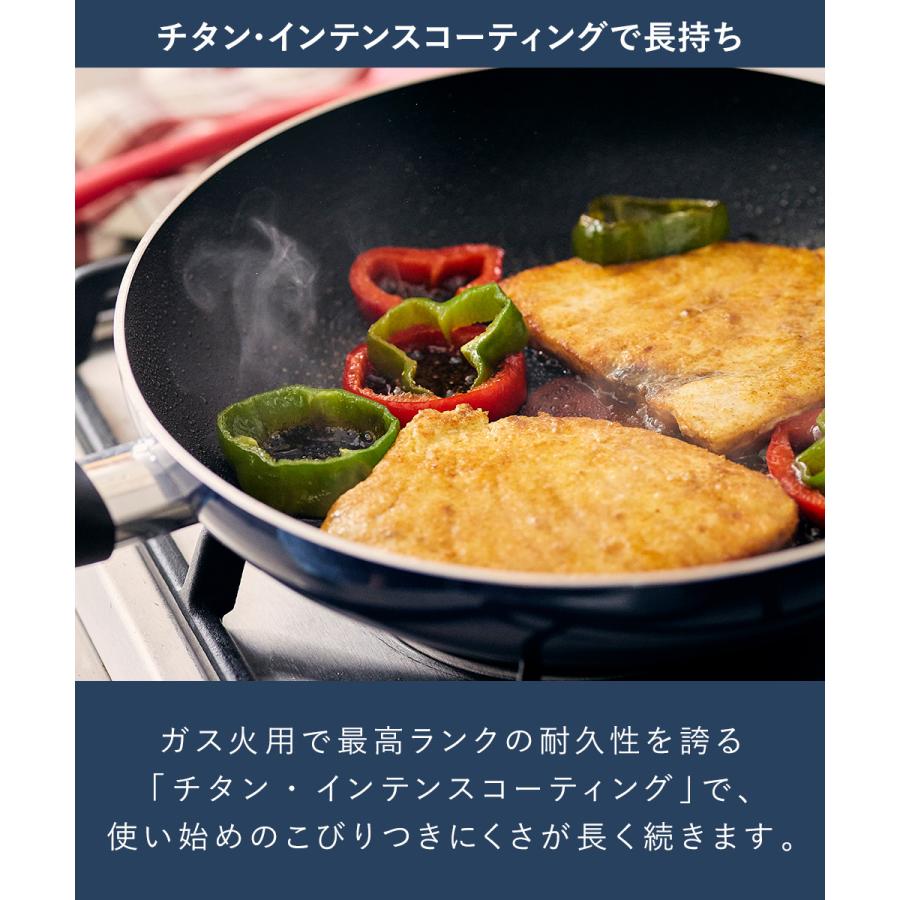 ロイヤルブルー・インテンス フライパン ガス火 26cm D53305