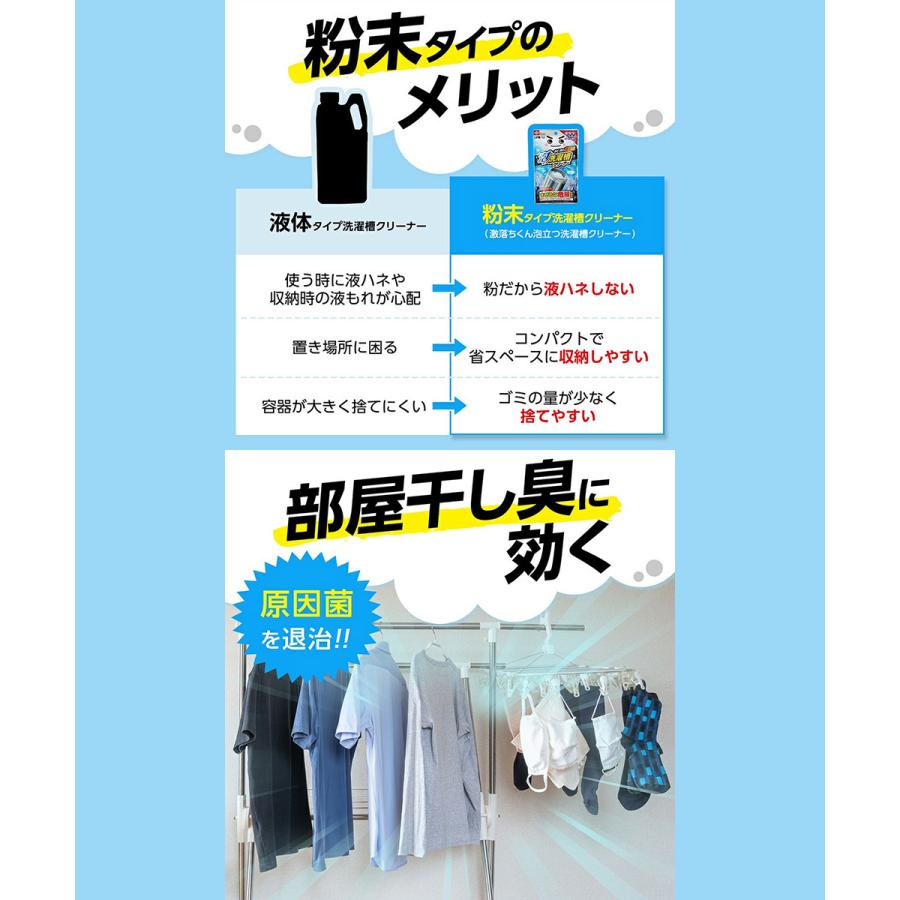 激落ちくん 泡立つ 洗濯槽クリーナー 120g 一回分 レック 日本製