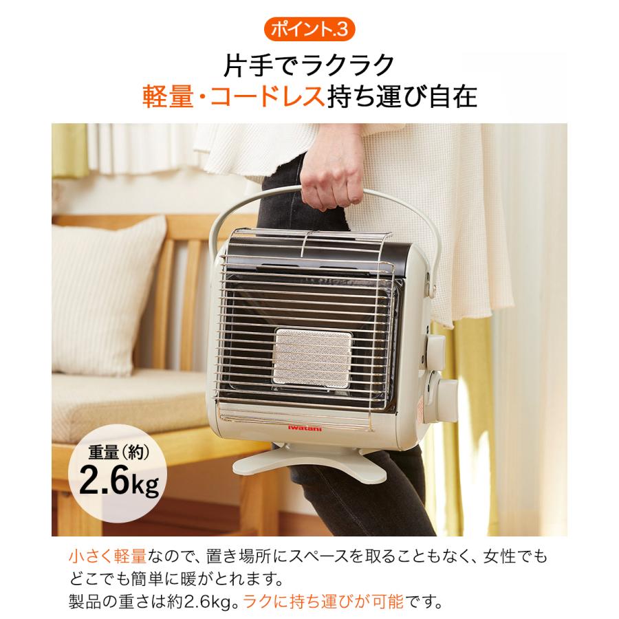 爆買 カセットガス ストーブ ポータブルタイプ マイ暖3 CB-STV-MYD3