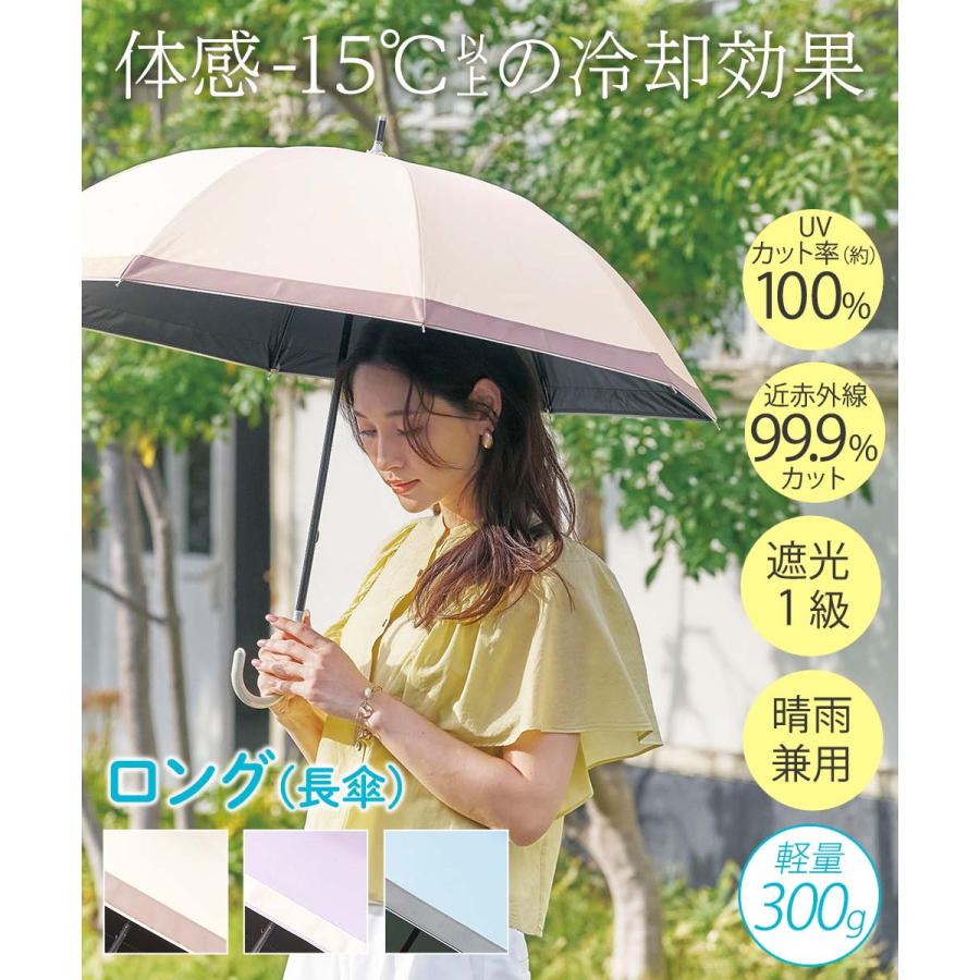 コジット 長傘 遮光1級 晴雨兼用 サンブロックラボ 遮夏クール傘