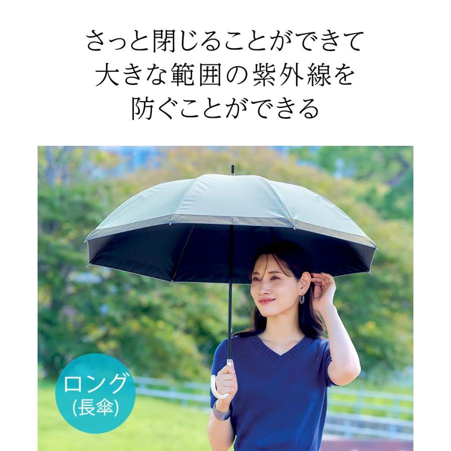 コジット 長傘 遮光1級 晴雨兼用 サンブロックラボ 遮夏クール傘