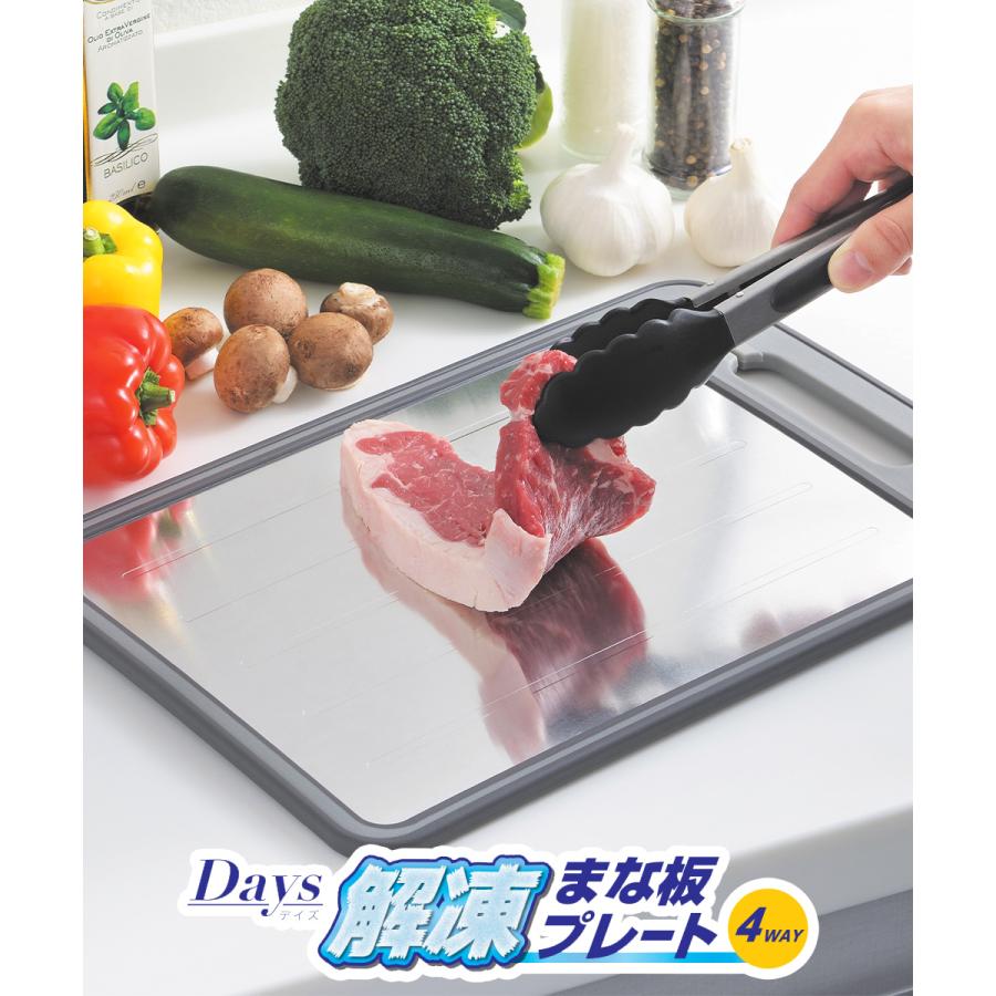 解凍 まな板 プレート 4way デイズ DS-13 タマハシ | 冷凍食品 まな板