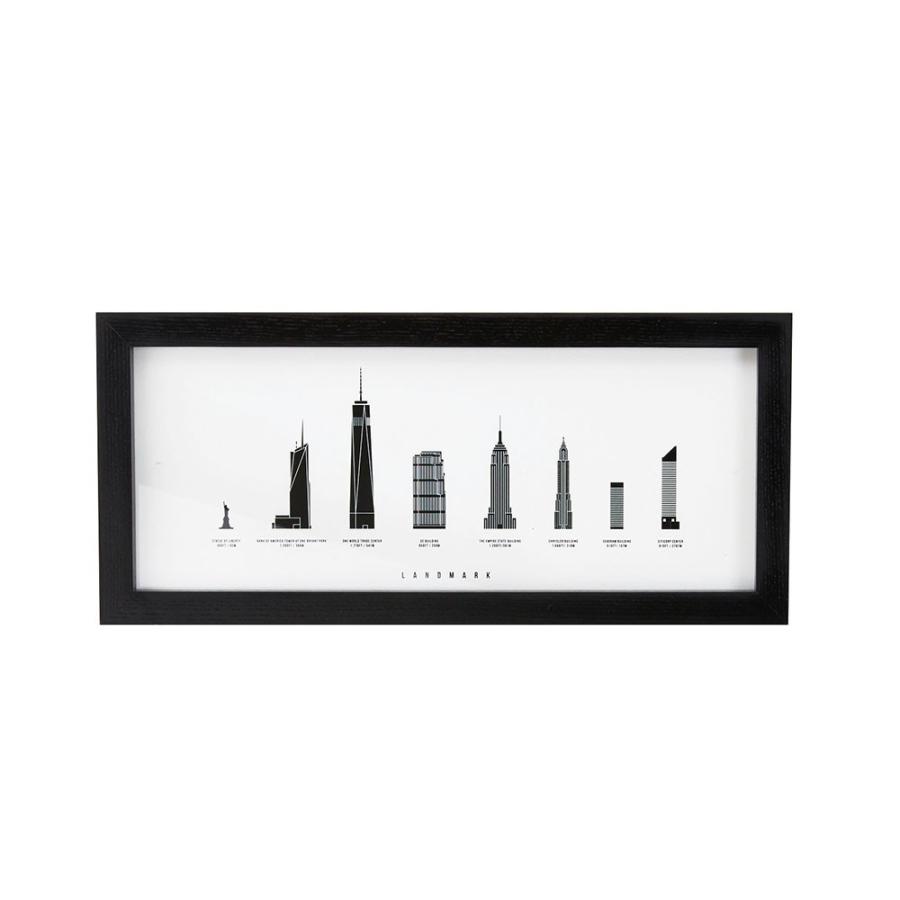 アートフレーム S Landmarks ランドマークス ブラック ウォールデコ おしゃれ お洒落 かわいい インテリア フレーム ウォールアート デコレーション Fi 038 S1 生活空間 通販 Yahoo ショッピング