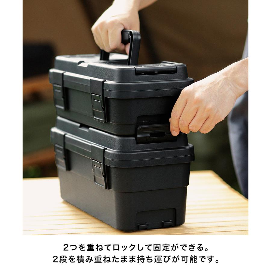 トランクカーゴ スタックカーゴ S-4 4L 日本製 リス | 屋外 収納ケース