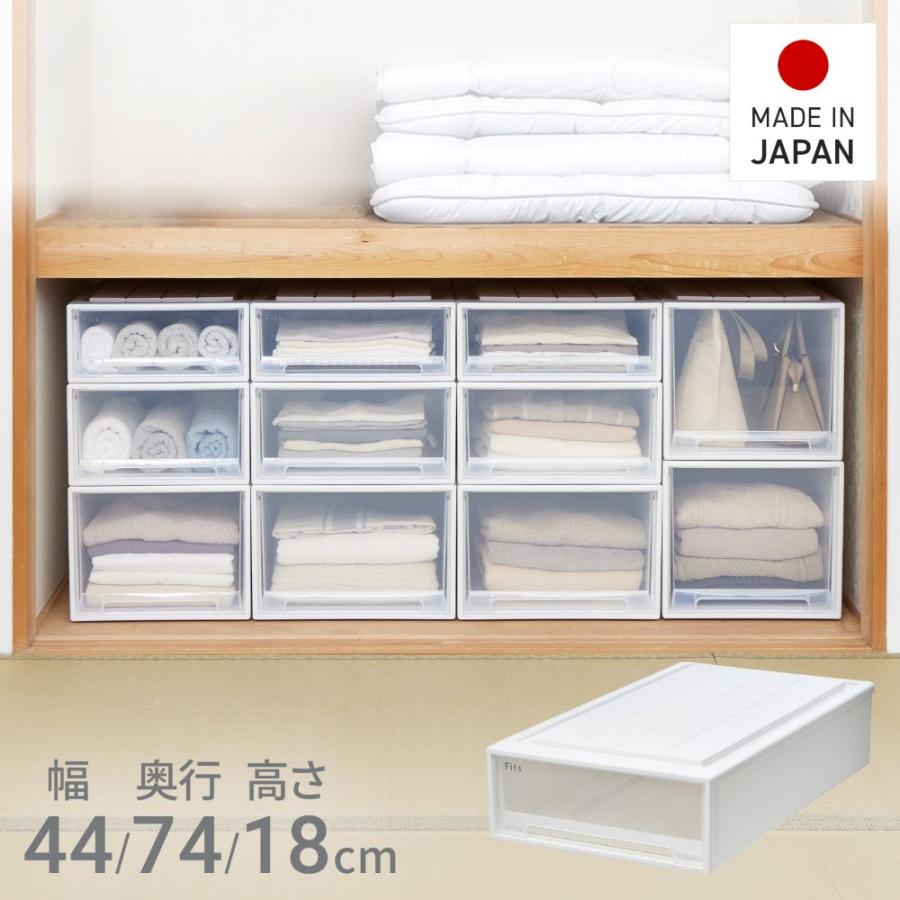 通販限定 2個セット 】天馬 収納ボックス フィッツケース 押入れ 幅44