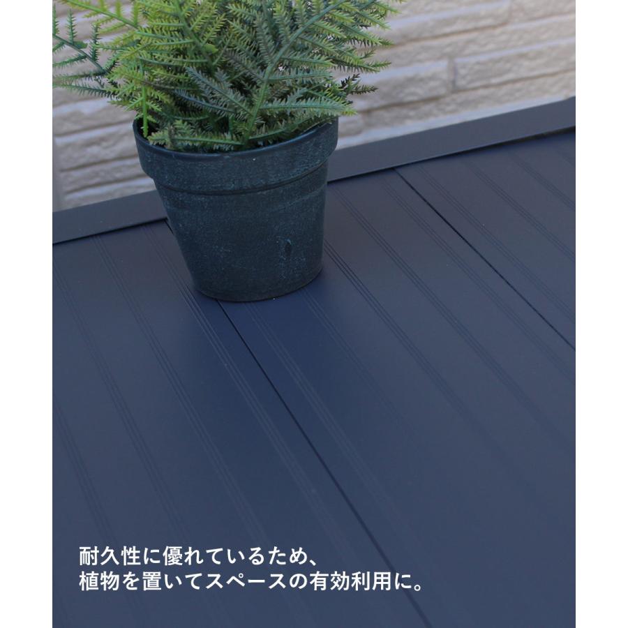 谷村実業 アルミ エアコン 室外機 カバー | 室外機カバー 屋根 日除け