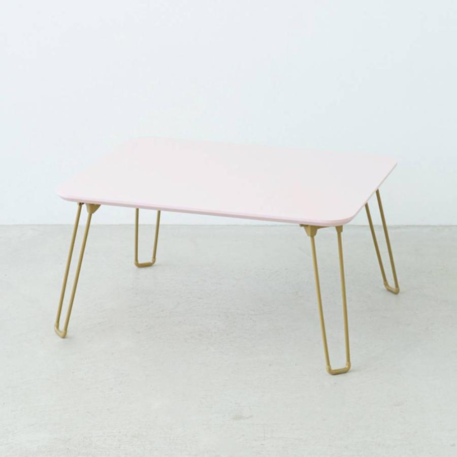 ミニテーブル 折りたたみ テーブル 60cm × 45cm パステル ニーナ NK