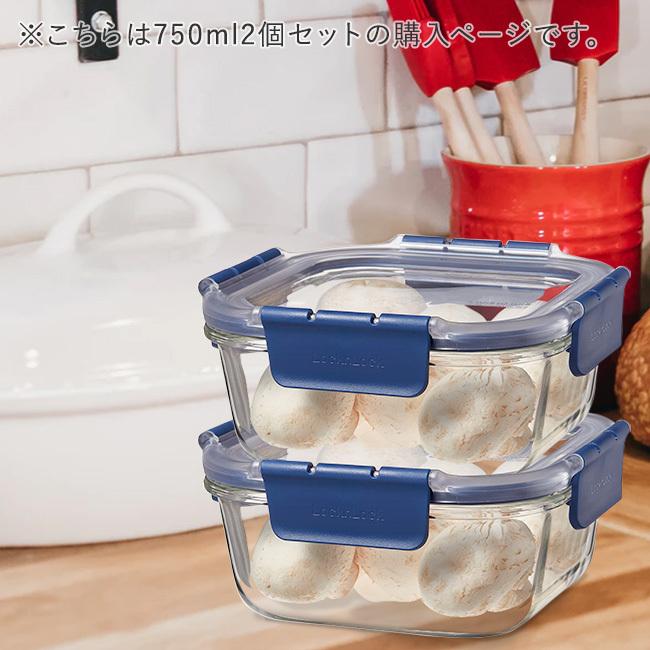 耐熱ガラス 保存容器 750ml 2個セット 密閉 おしゃれ 耐熱 透明 密閉容器 ガラス 食品 ストック オーブン レンジ 食洗機 対応 4点ロック ガラス製 作り置き N246 2 生活空間 通販 Yahoo ショッピング