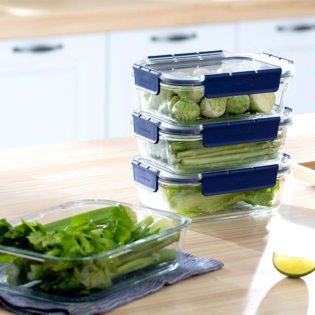 耐熱ガラス 保存容器 750ml 密閉 おしゃれ 耐熱 透明 密閉容器 ガラス 食品 ストック オーブン レンジ 食洗機 対応 4点ロック ガラス製 作り置き スタッキング N246 生活空間 通販 Yahoo ショッピング