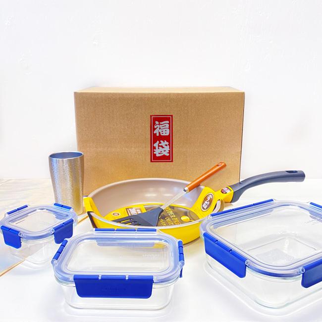福箱 キッチン 7700円セット 福袋 21 新春 セット お得 中身が分かる 保存容器 Ih フライパン ガス ターナー コート 抗菌 ステンレス 真空断熱 おしゃれ N253 Set 生活空間 通販 Yahoo ショッピング