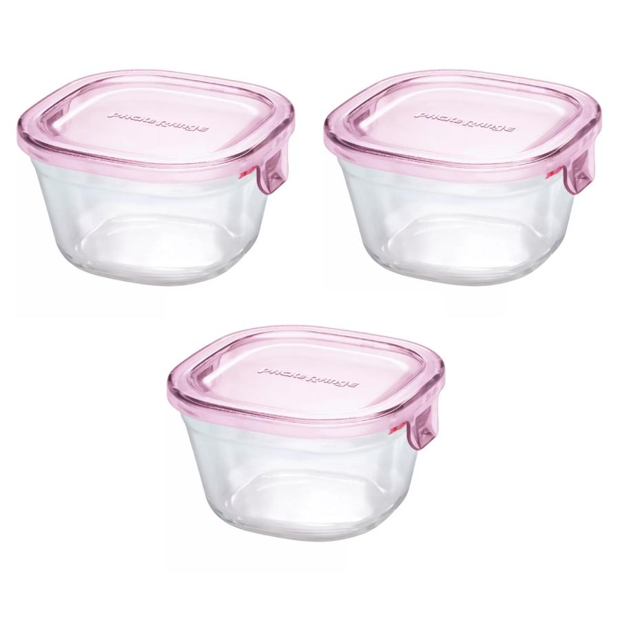 iwaki（イワキ） パック＆レンジ 耐熱ガラス保存容器 角型 200ml